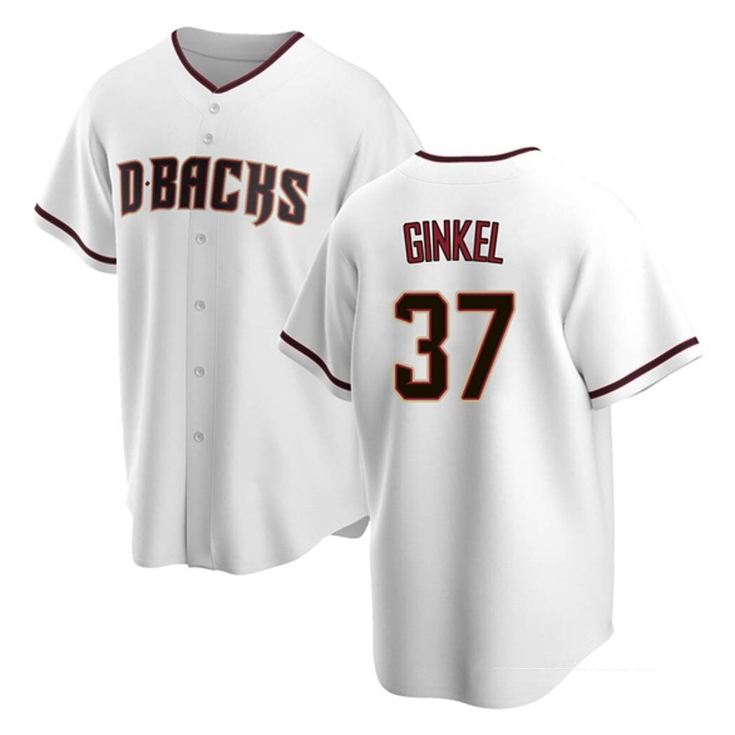 Kevin Ginkel Arizona Diamondbacks 37 Jersey