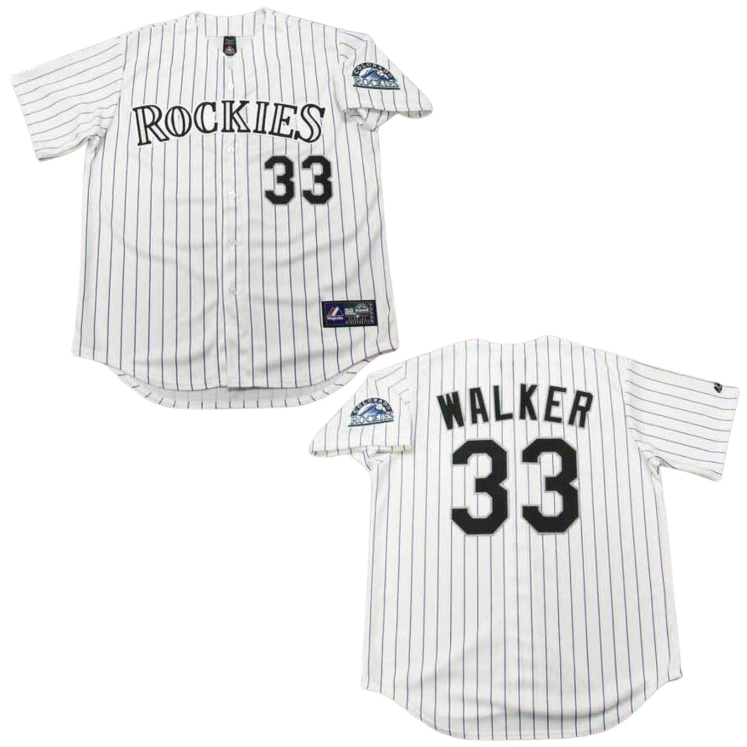 Larry Walker Colorado Rockies 33 Jersey