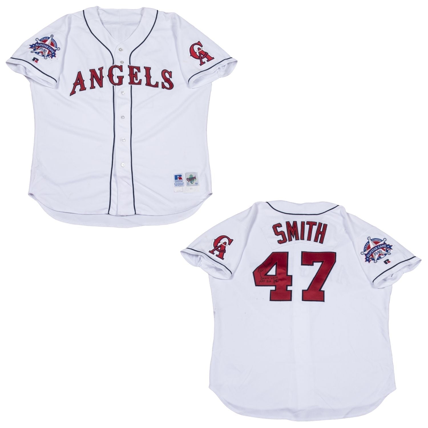 Lee Smith California Angels 47 Jersey