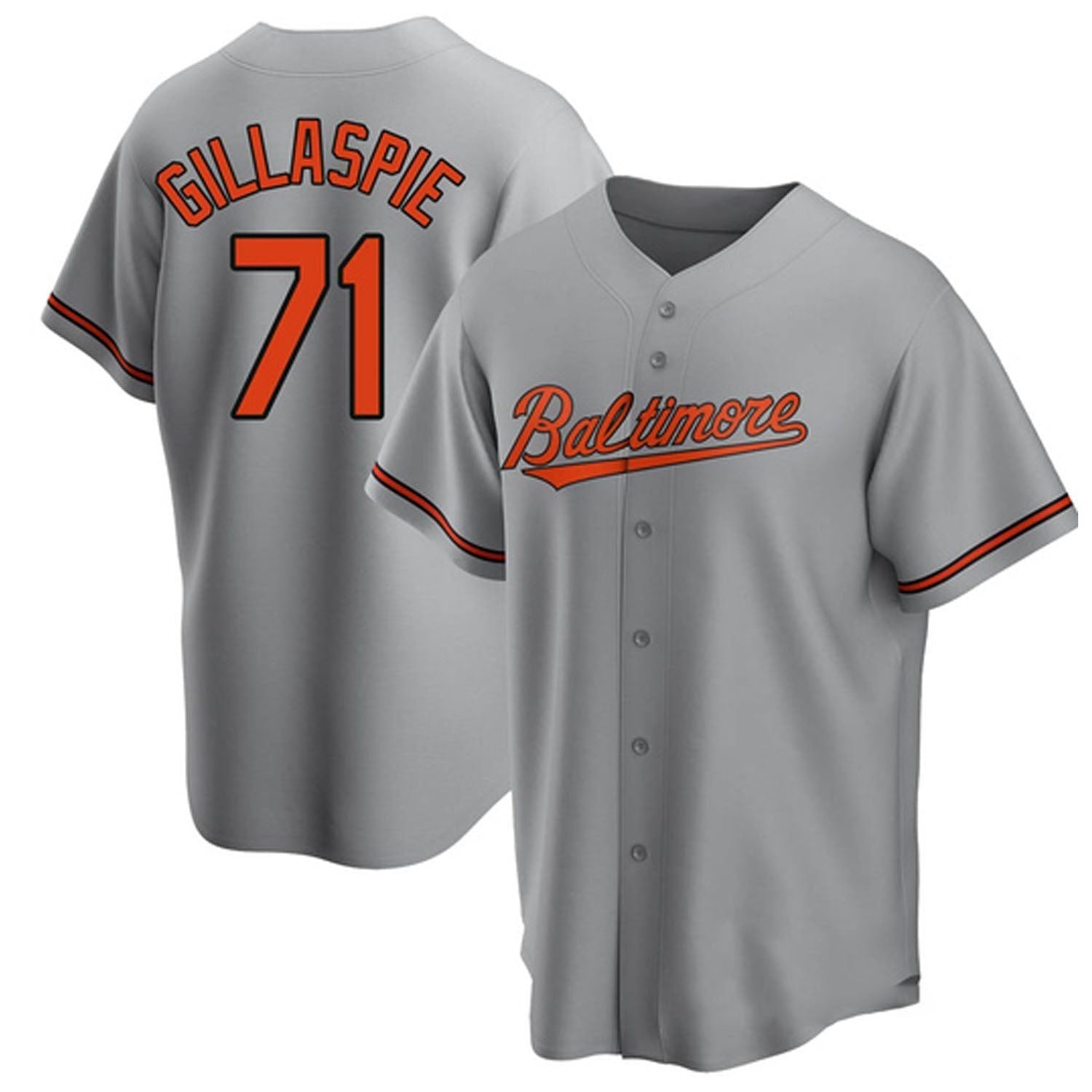 Logan Gillaspie Baltimore Orioles 71 Jersey