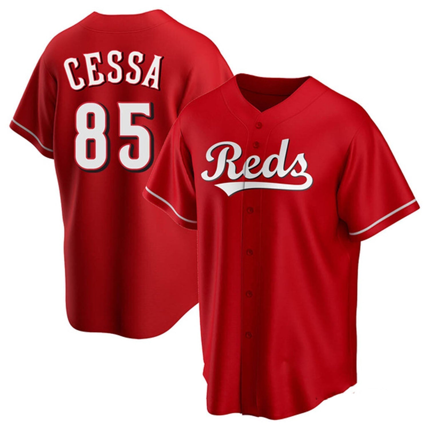 Luis Cessa Cincinnati Reds 85 Jersey
