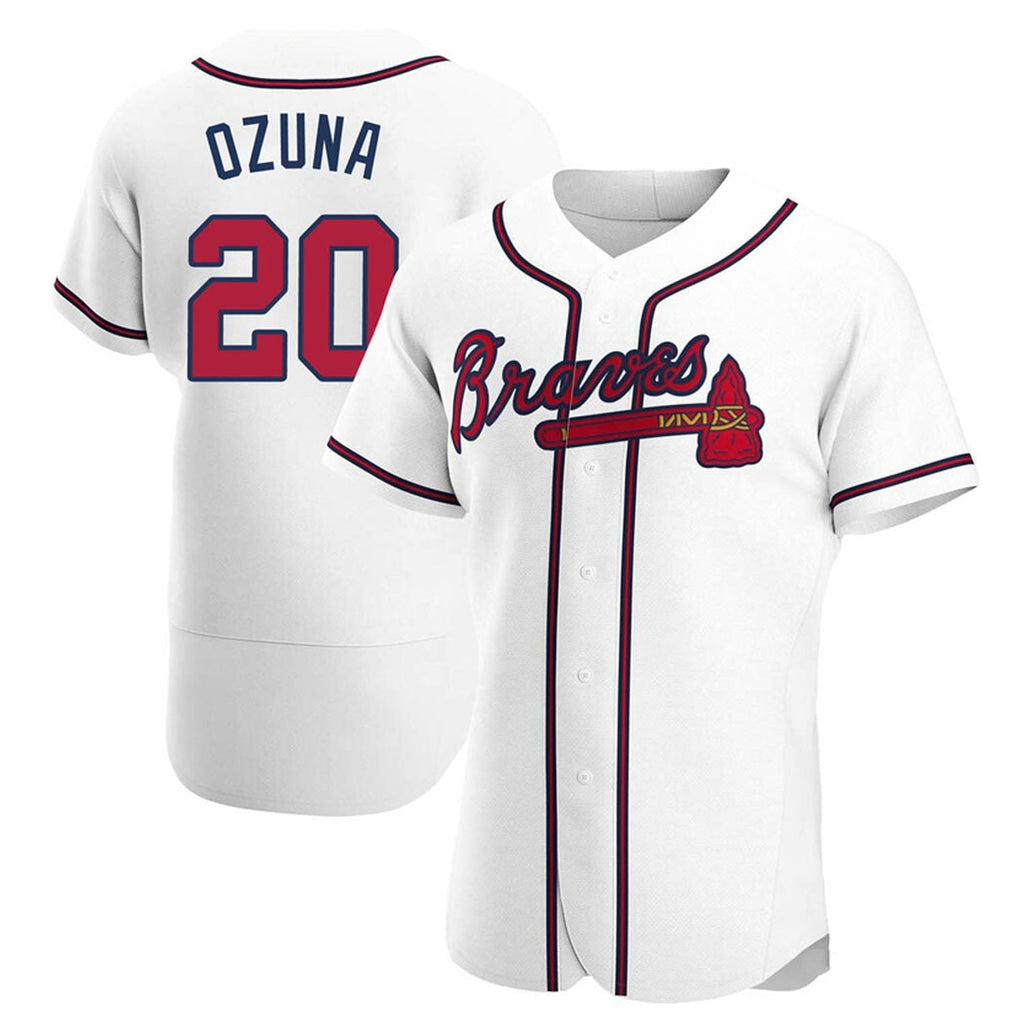 Marcell Ozuna Atlanta Braves 20 Jersey