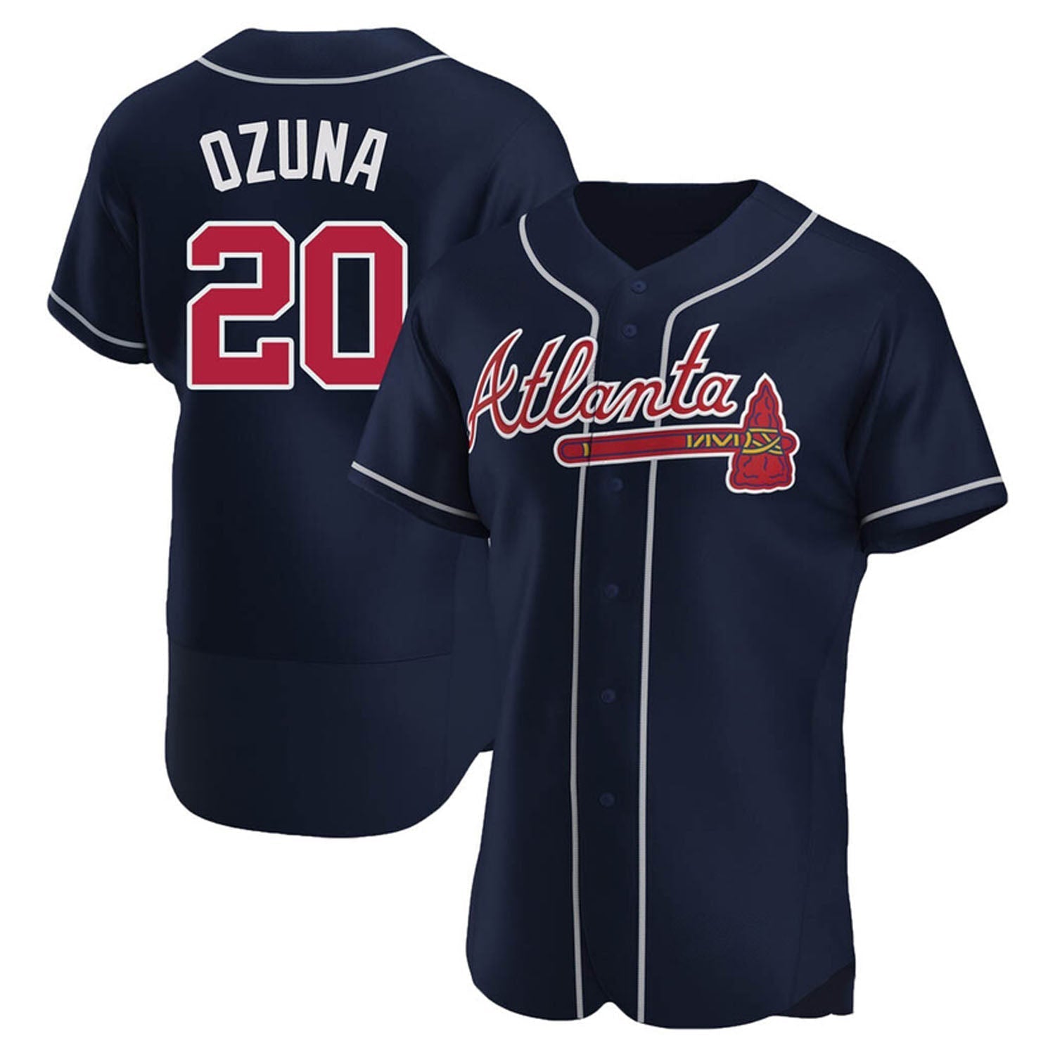 Marcell Ozuna Atlanta Braves 20 Jersey