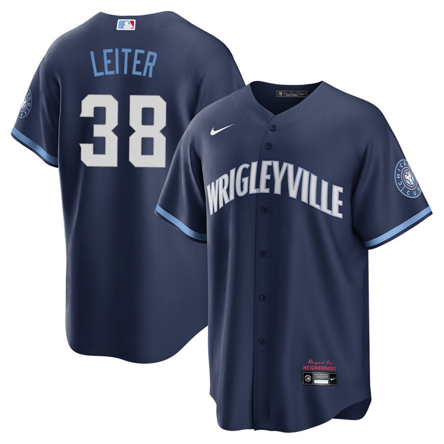 Mark Leiter Jr. Chicago Cubs 38 Jersey