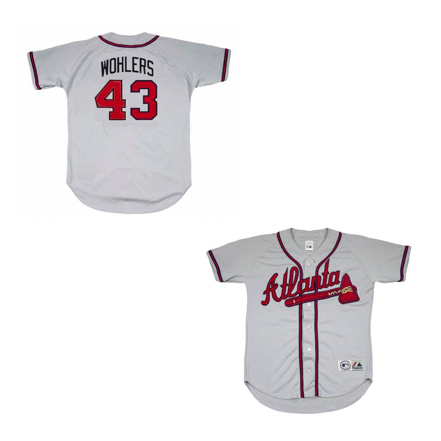 Mark Wohlers Atlanta Braves 43 Jersey