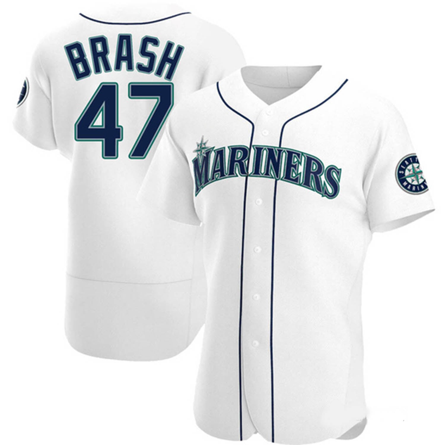 Matt Brash Seattle Mariners 47 Jersey