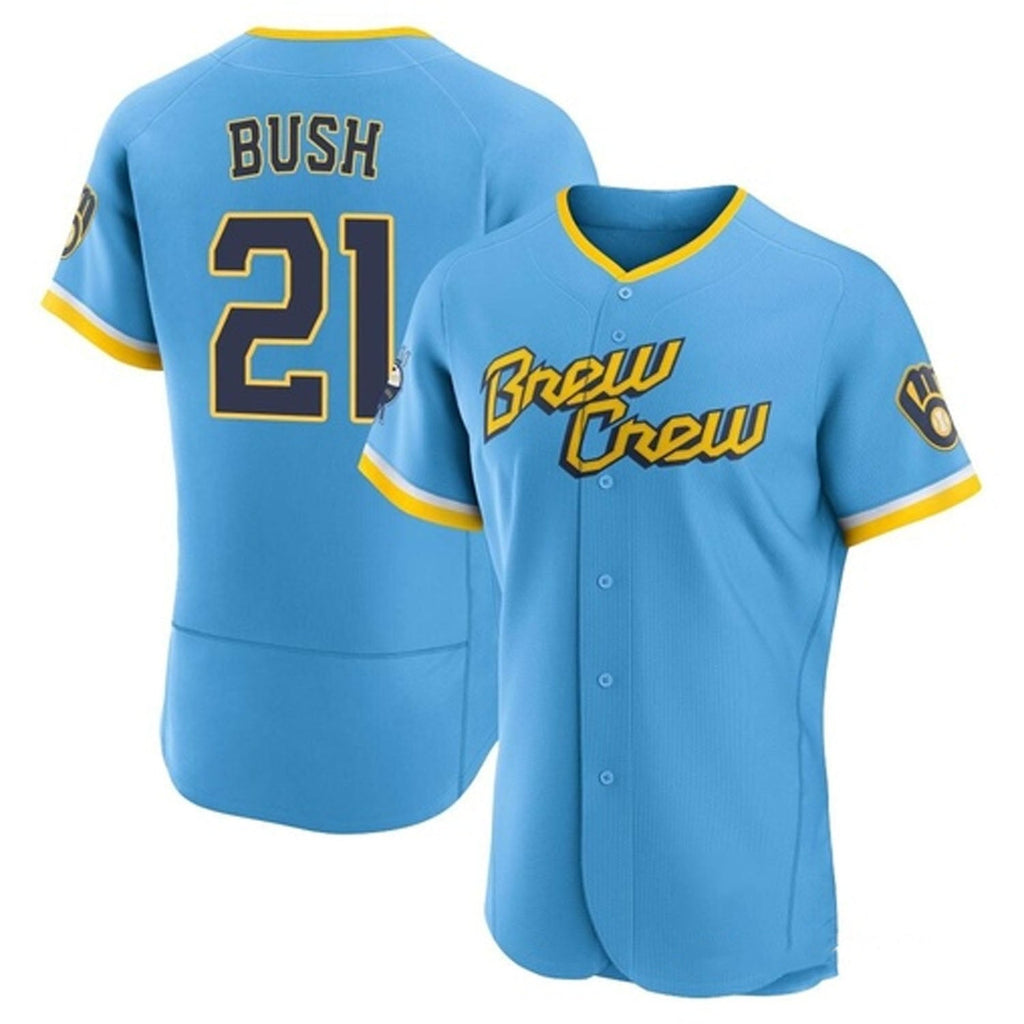 Matt Bush Milwaukee Brewers 21 Jersey