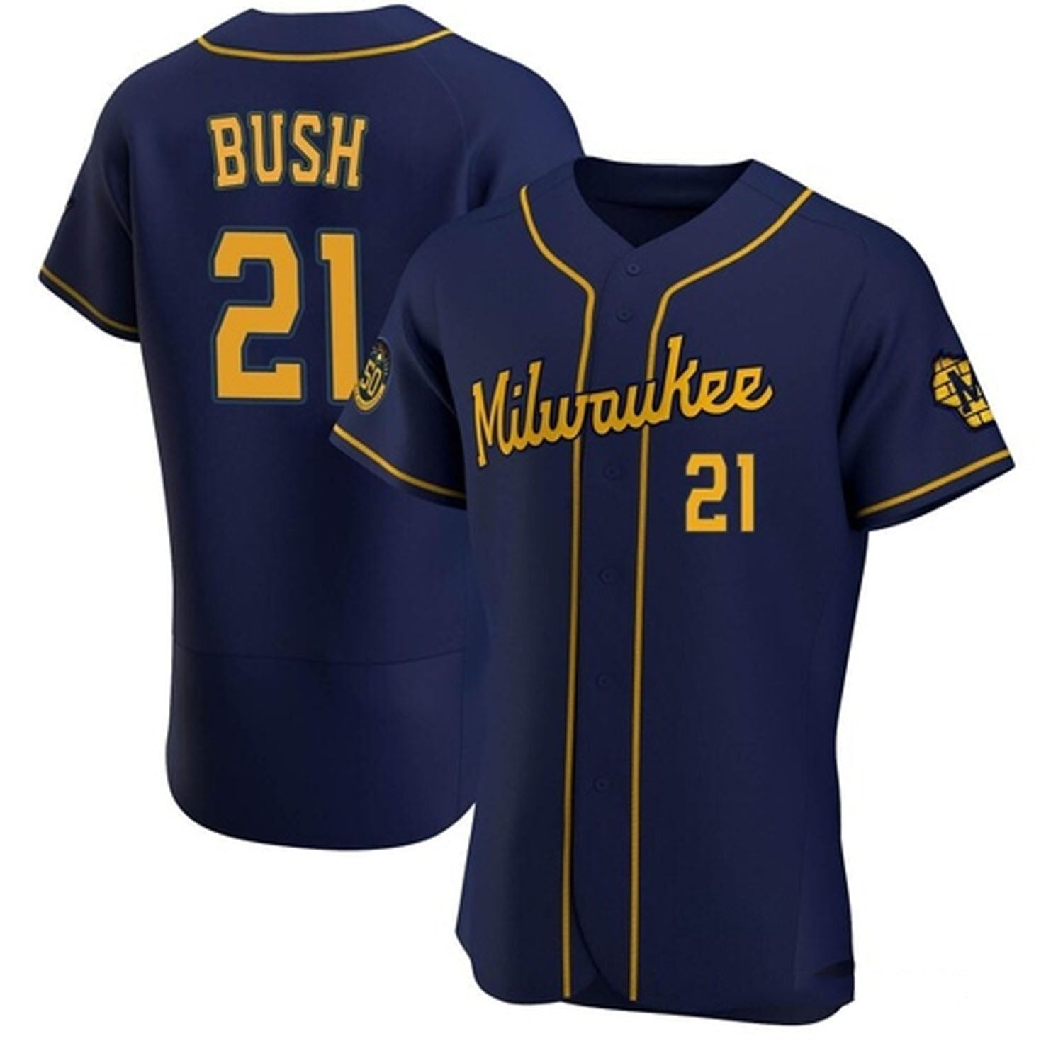 Matt Bush Milwaukee Brewers 21 Jersey