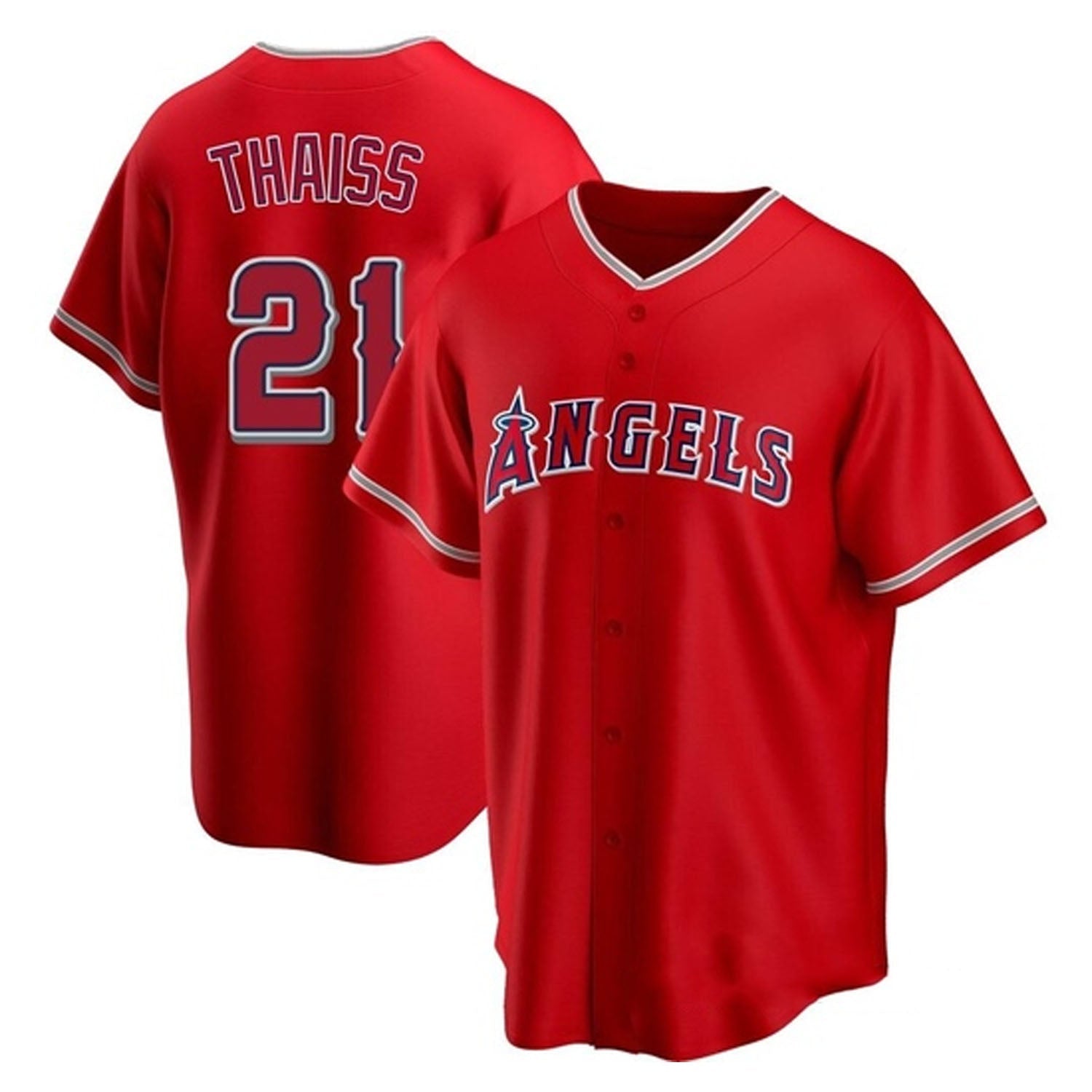 Matt Thaiss Los Angeles Angels 21 Jersey