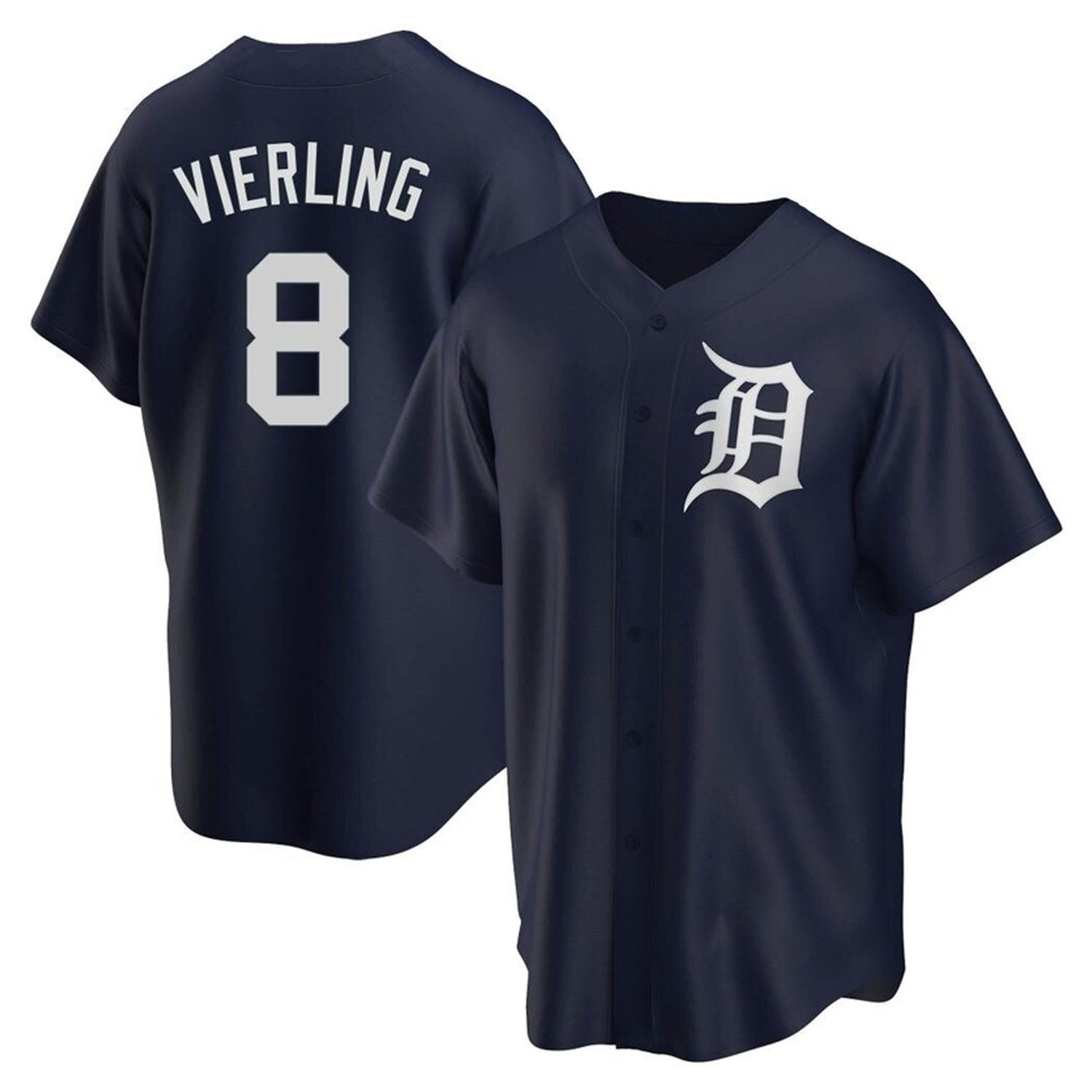 Matt Vierling Men's Detroit Tigers 8 Jersey