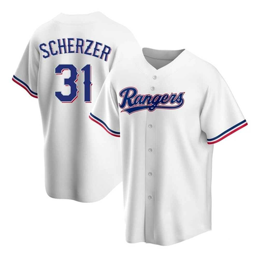 Max Schezer Texas Ranger 31 Jersey
