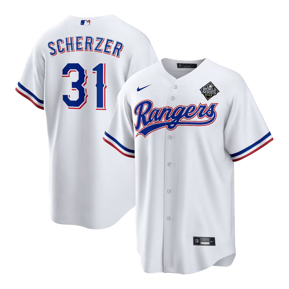 Max Schezer Texas Ranger 31 Jersey