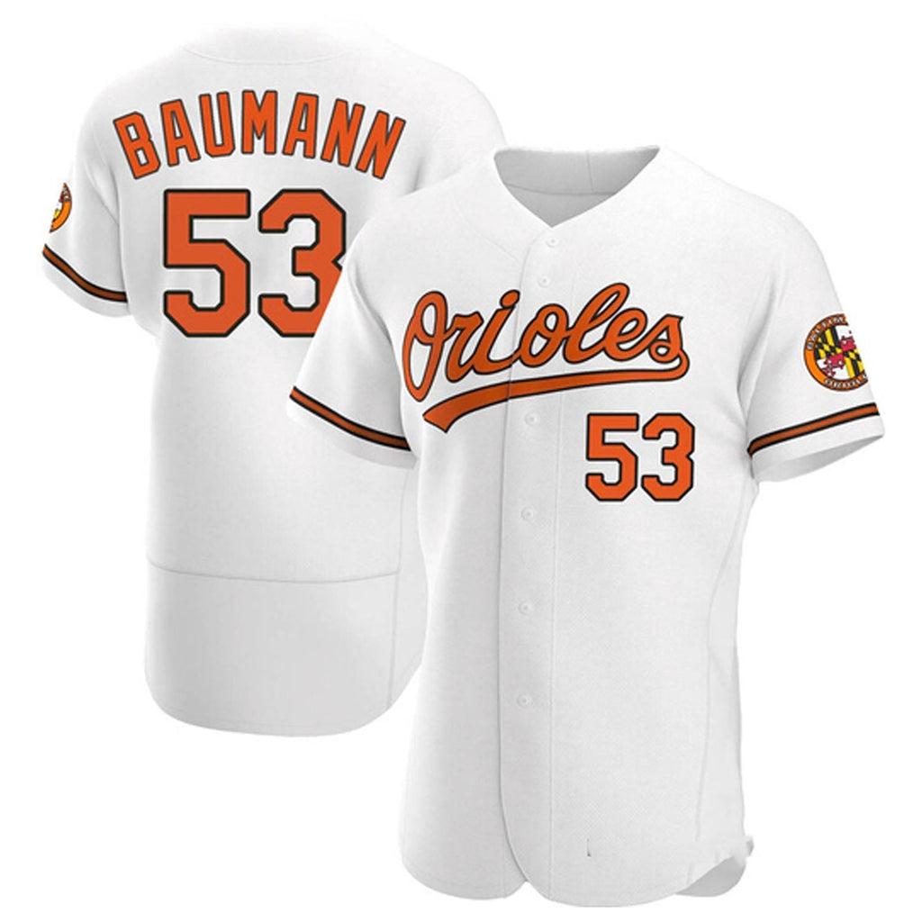 Mike Baumann Baltimore Orioles 53 Jersey