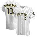 Mike Brosseau Milwaukee Brewers 10 Jersey