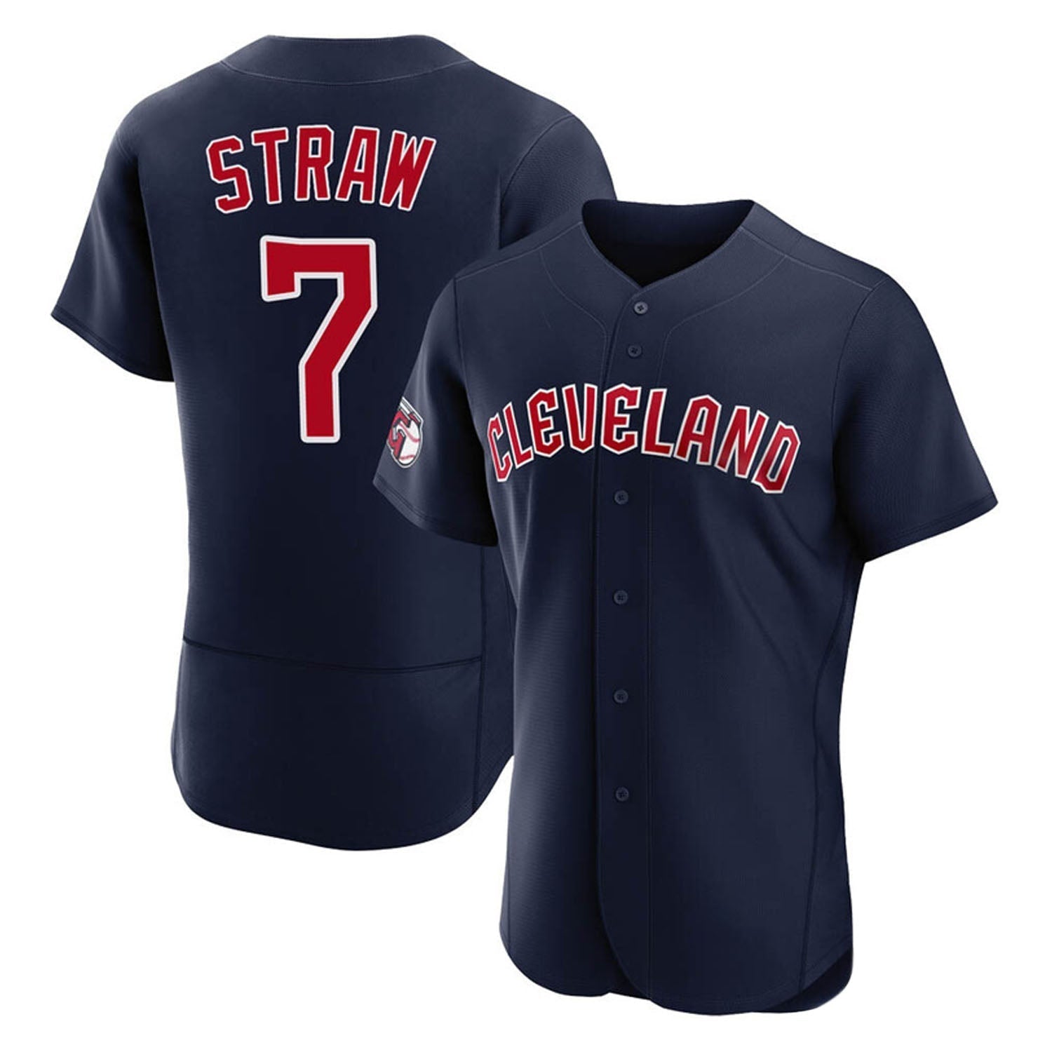 Myles Straw Cleveland Indians 7 Jersey