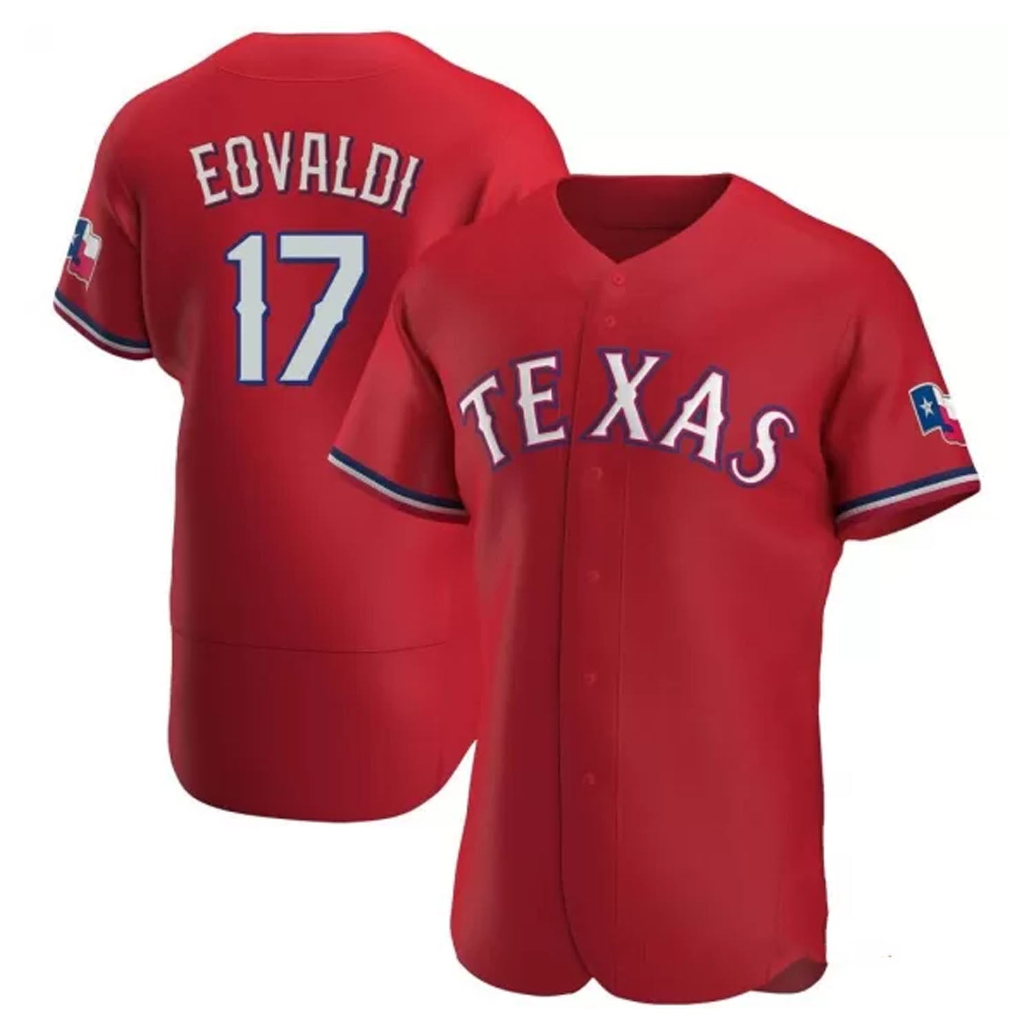 Nathan Eovaldi Texas Rangers 17 Jersey