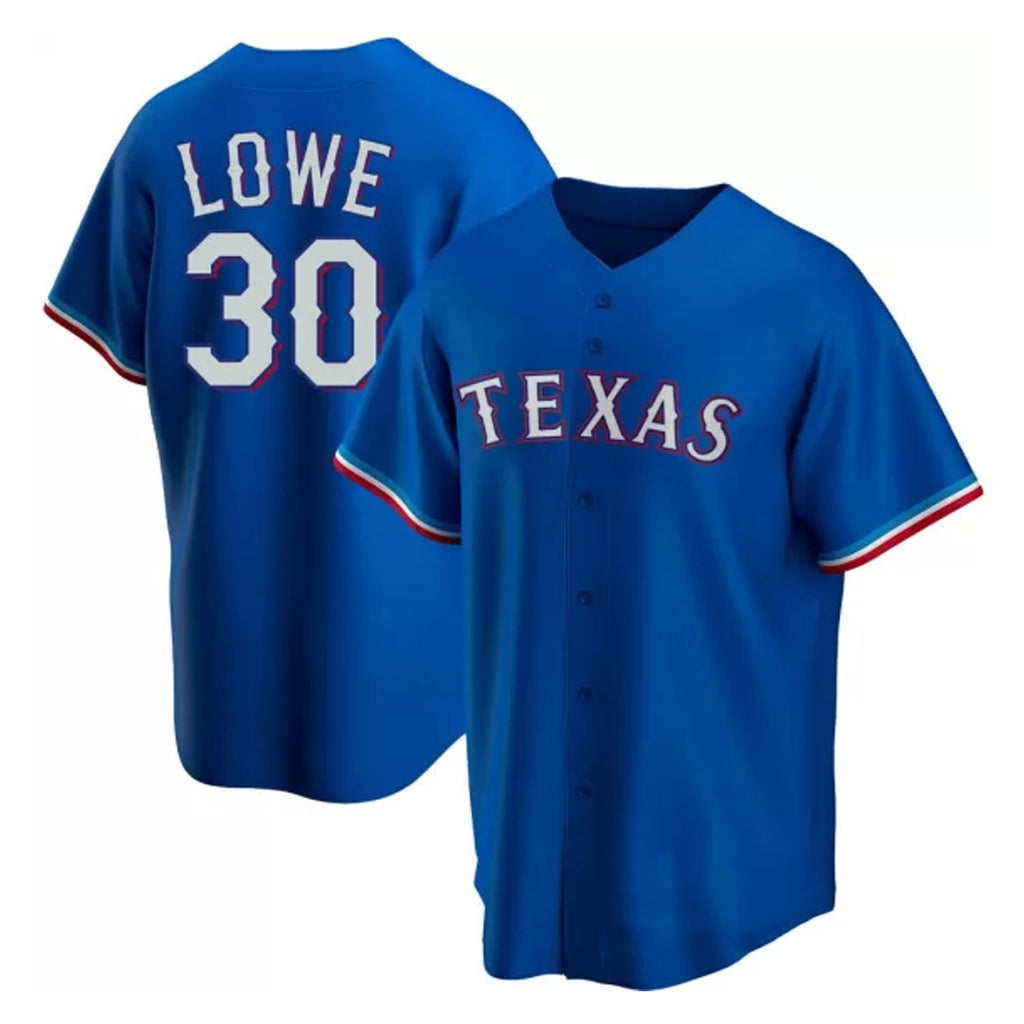 Nathaniel Lowe Texas Rangers 30 Jersey