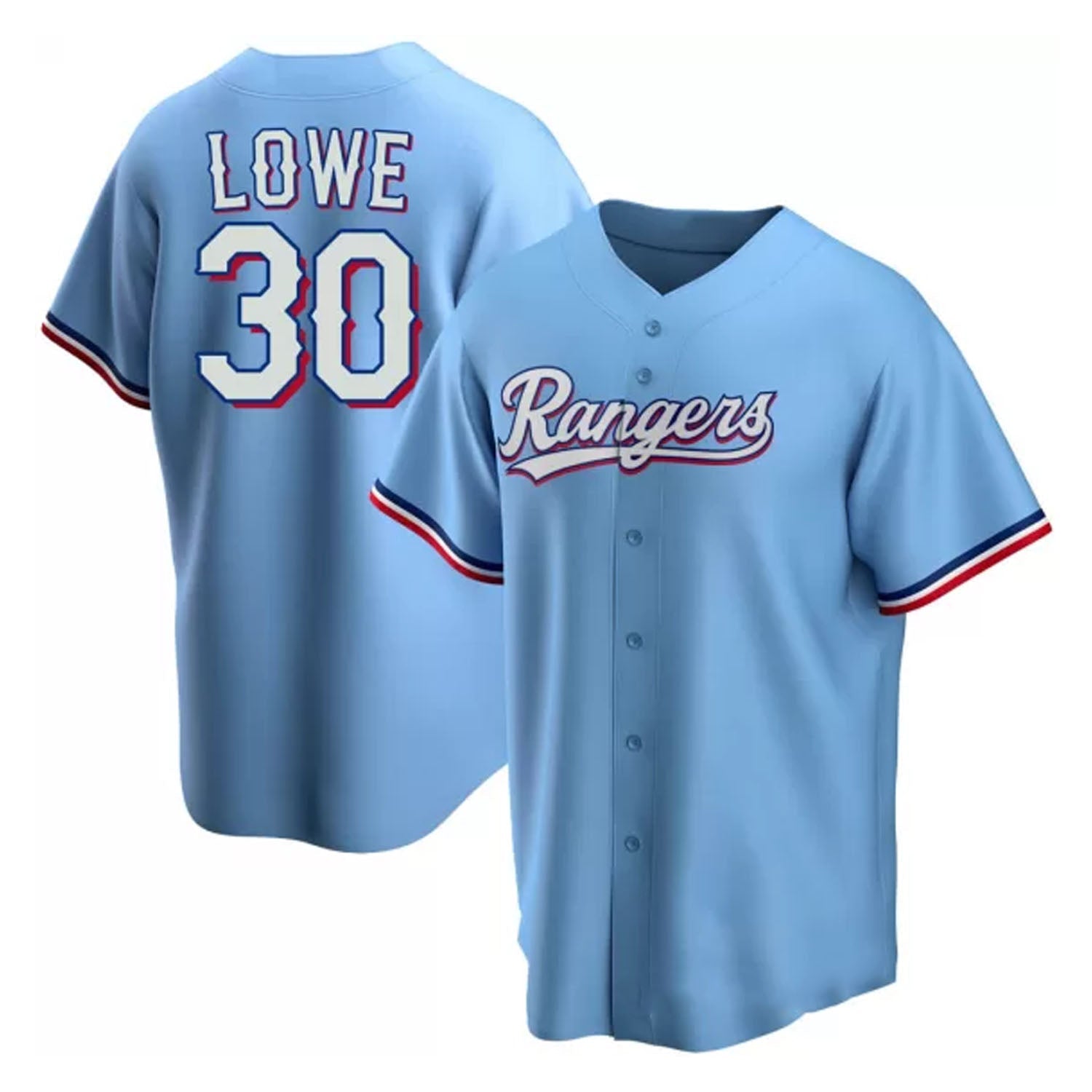 Nathaniel Lowe Texas Rangers 30 Jersey
