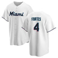 Nick Fortes Miami Marlins 4 Jersey