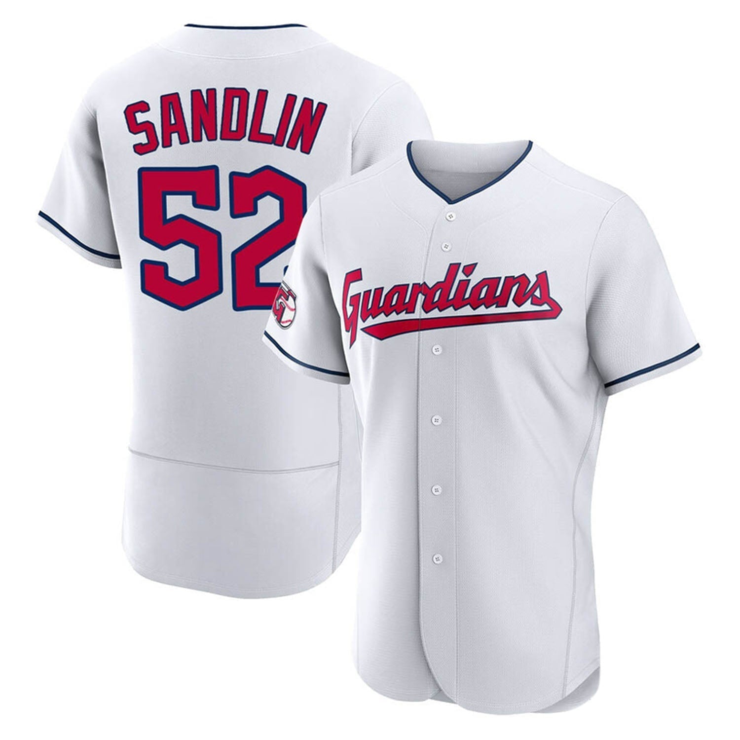 Nick Sandlin Cleveland Indians 52 Jersey
