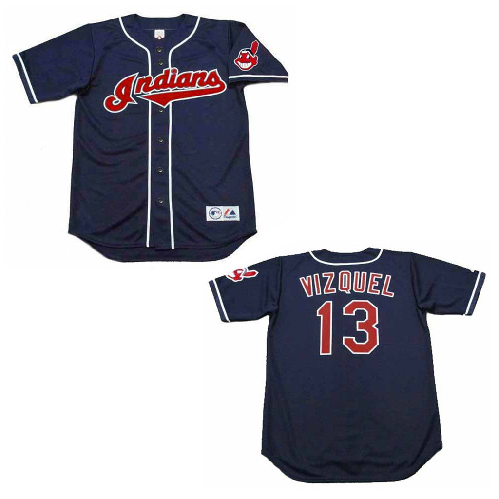 Omar Vizquel Cleveland Indians 13 Jersey