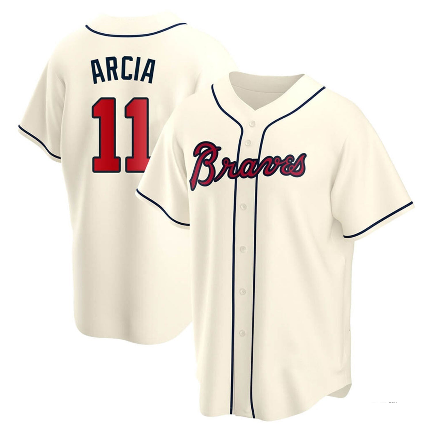 Orlando Arcia Atlanta Braves 11 Jersey