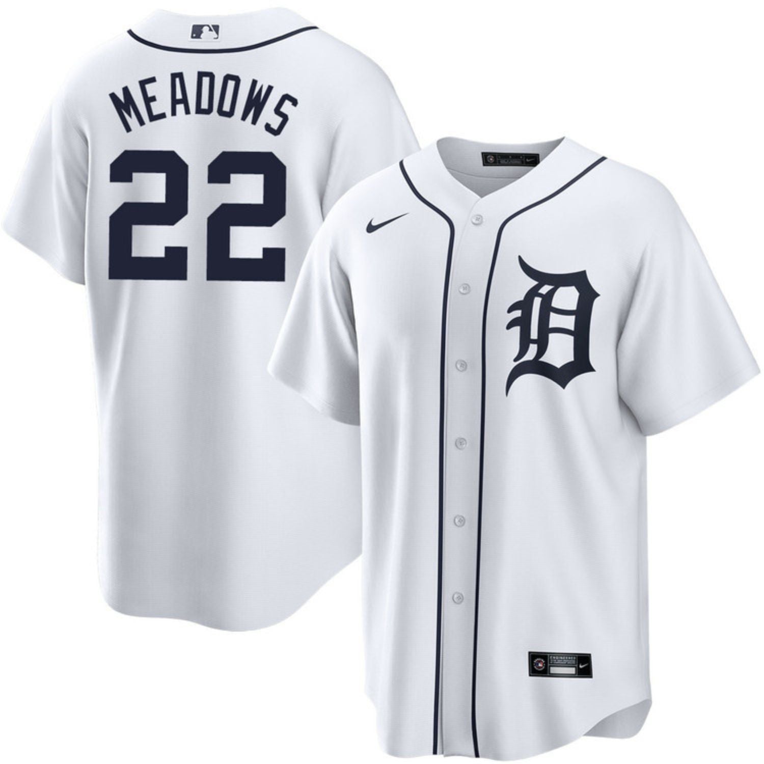 Parker Meadows Detroit Tigers 22 Jersey