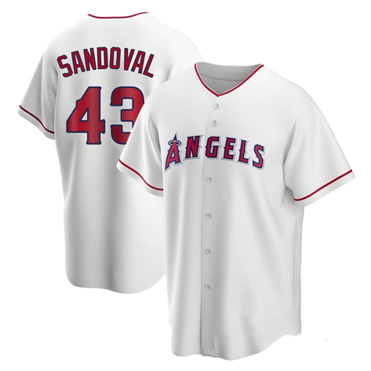 Patrick Sandoval Los Angeles Angels 43 Jersey