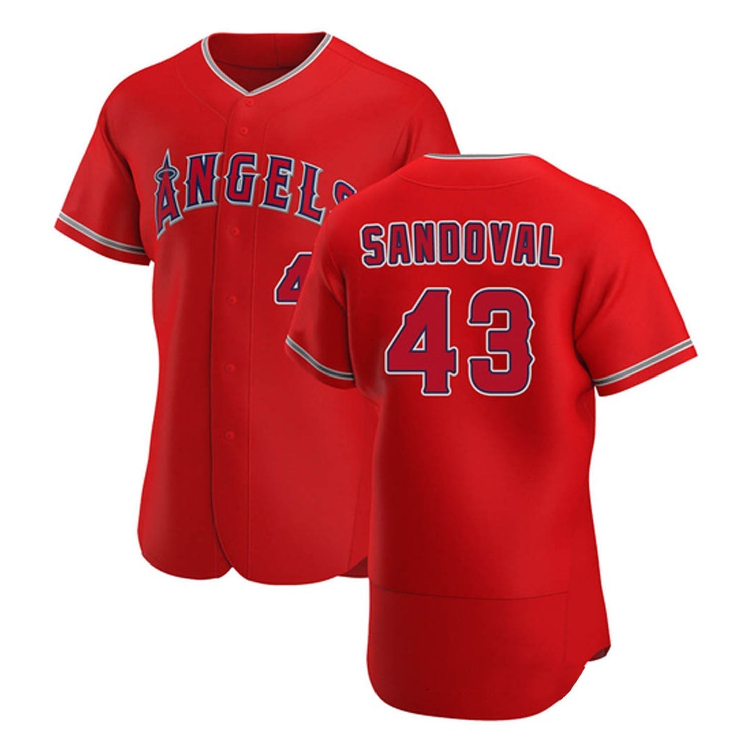 Patrick Sandoval Los Angeles Angels 43 Jersey