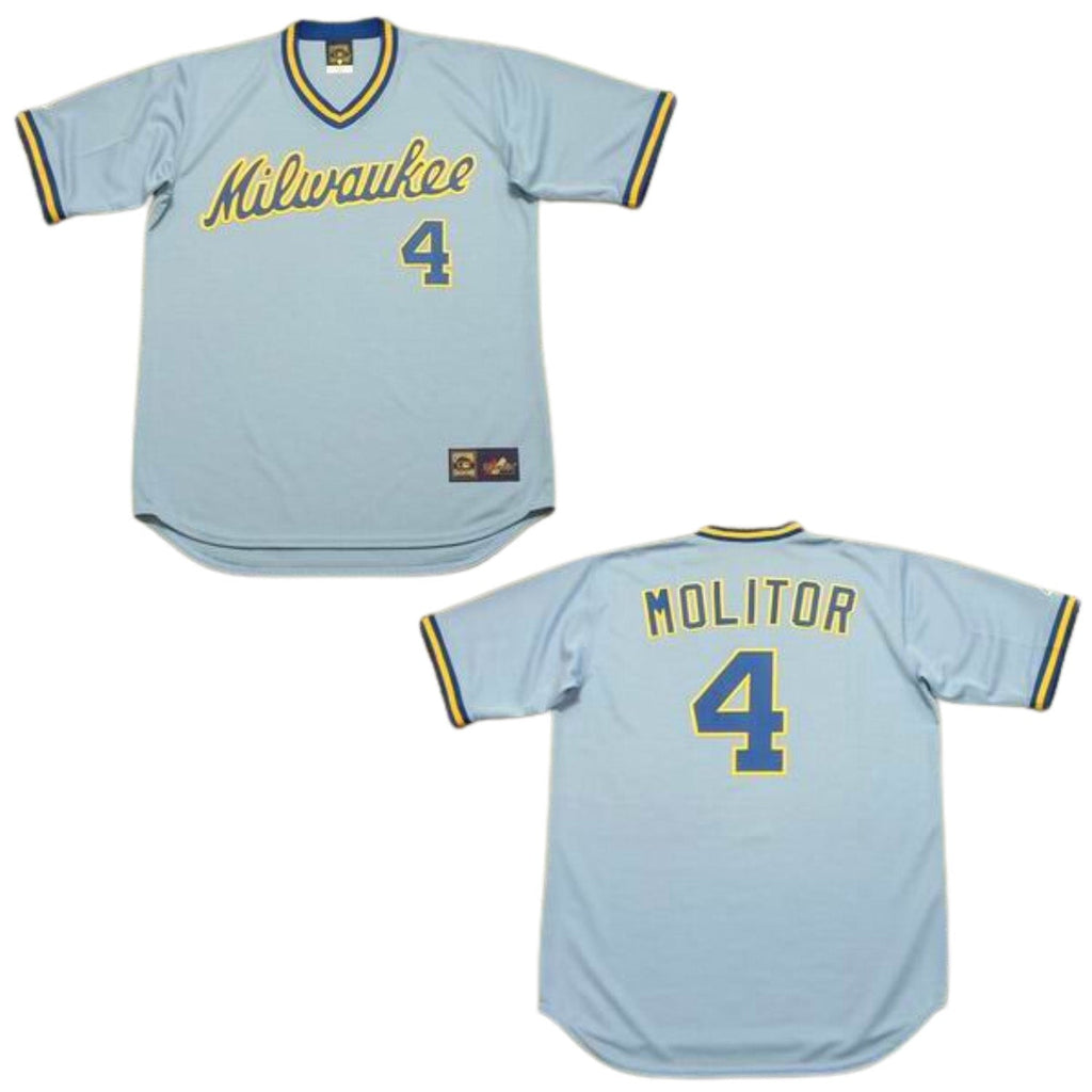 Paul Molitor Milwaukee Brewers 4 Jersey