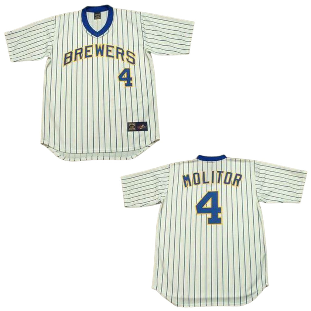 Paul Molitor Milwaukee Brewers 4 Jersey