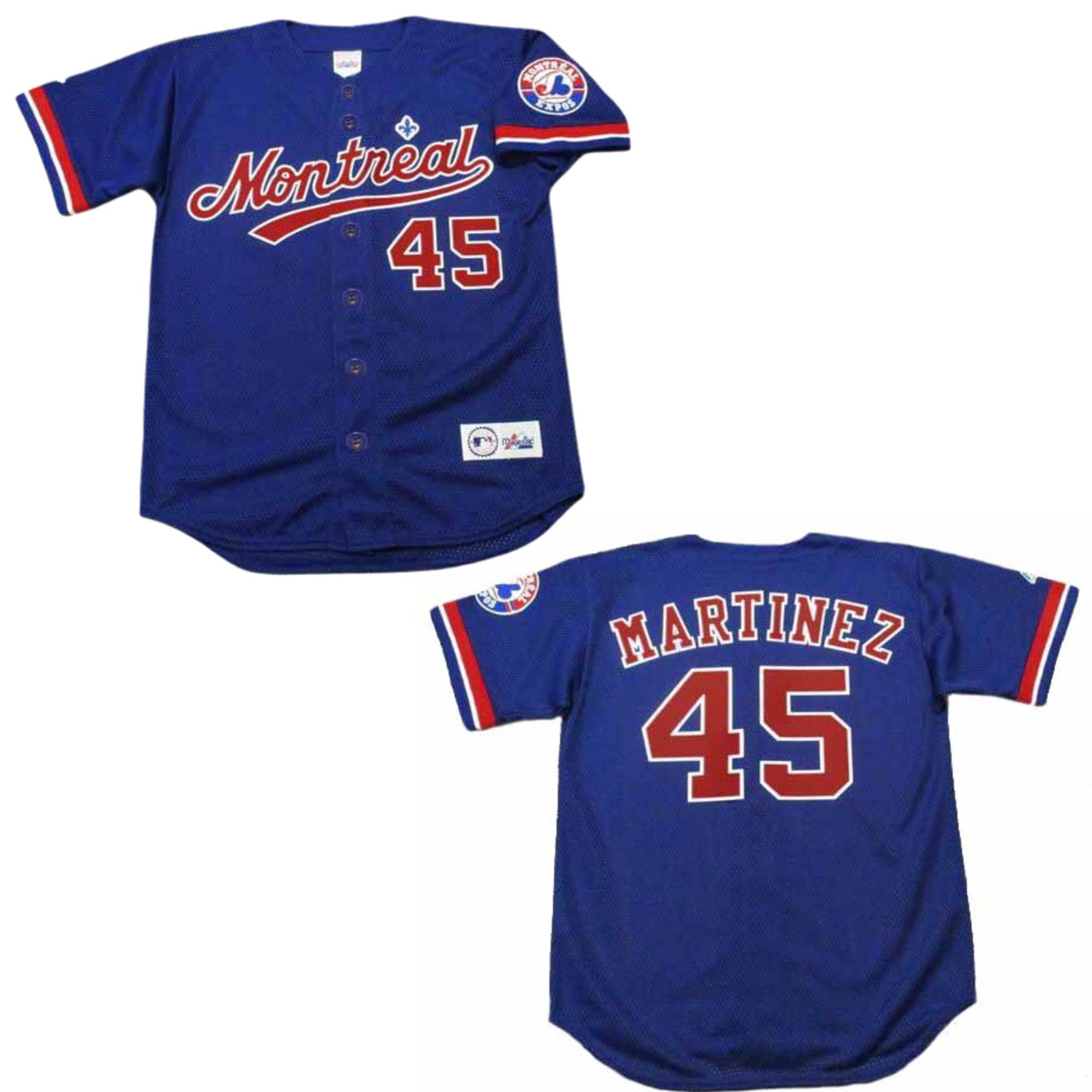 Pedro Martinez Montreal Expos 45 Jersey