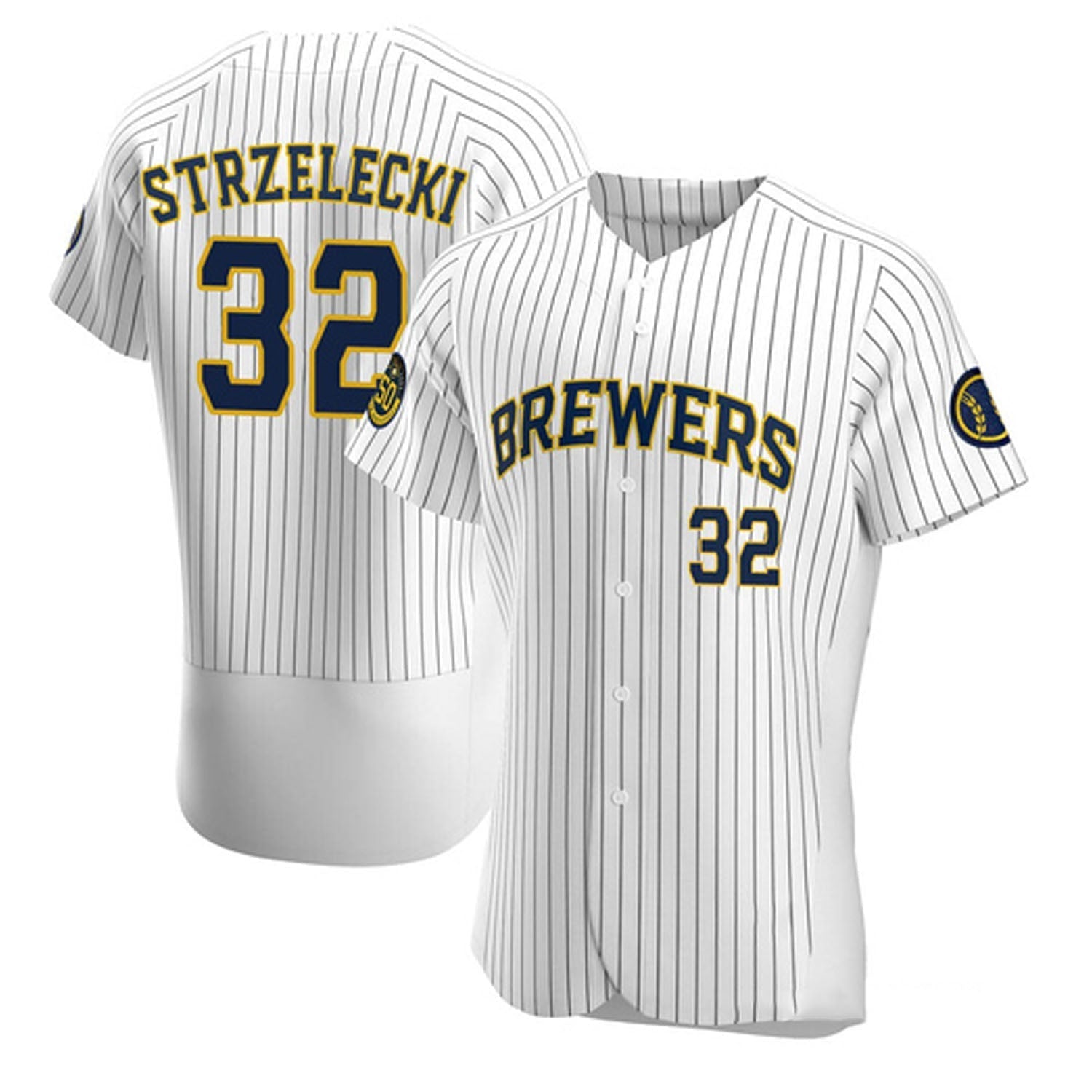 Peter Strzelecki Milwaukee Brewers 32 Jersey