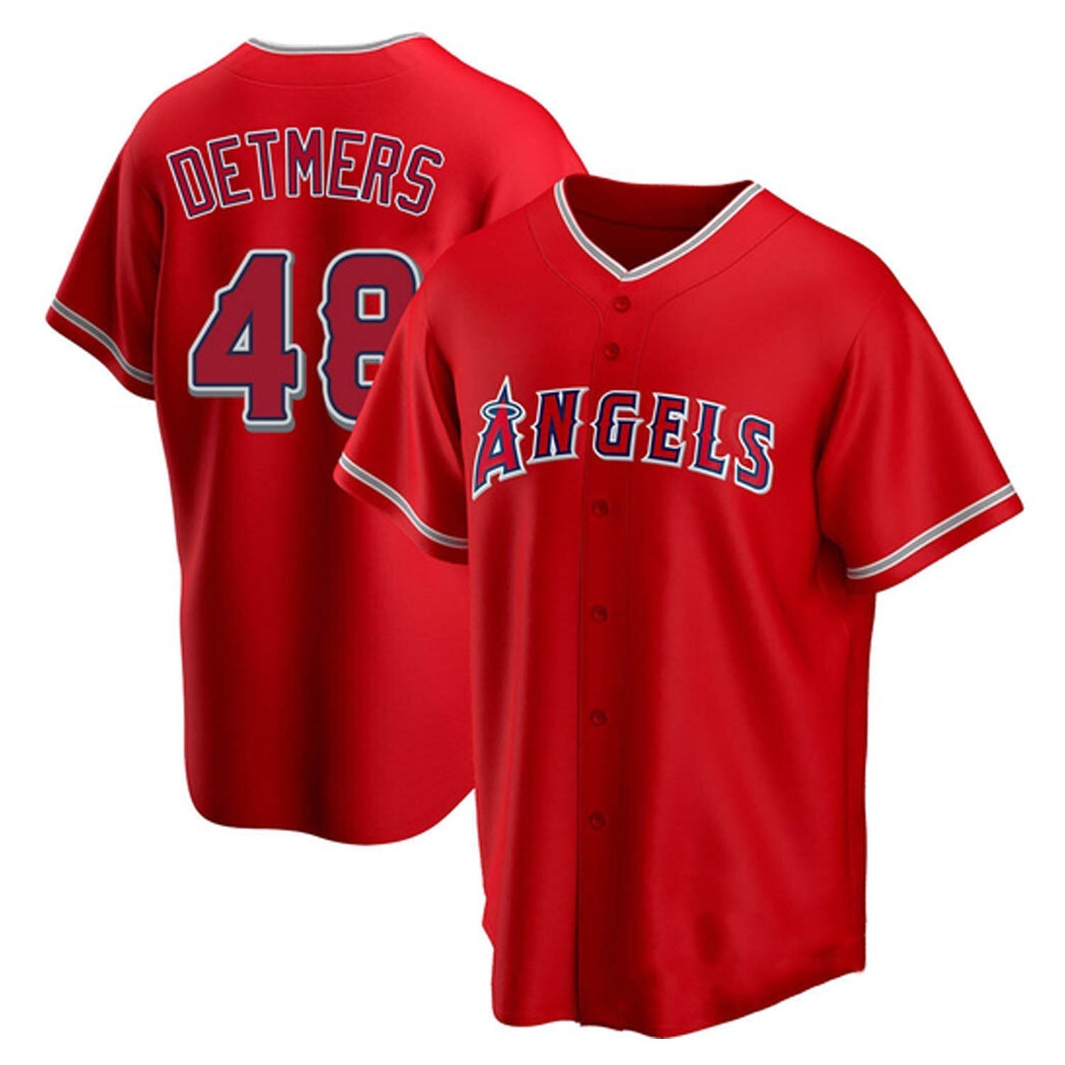 Reid Detmers Los Angeles Angels 48 Jersey