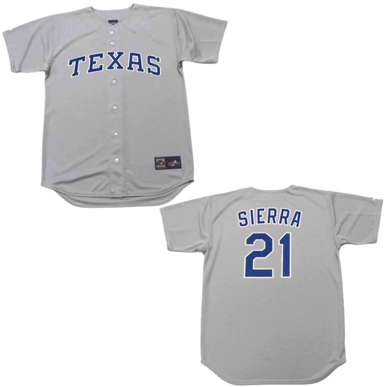 Reuben Sierra Texas Rangers 21 Jersey
