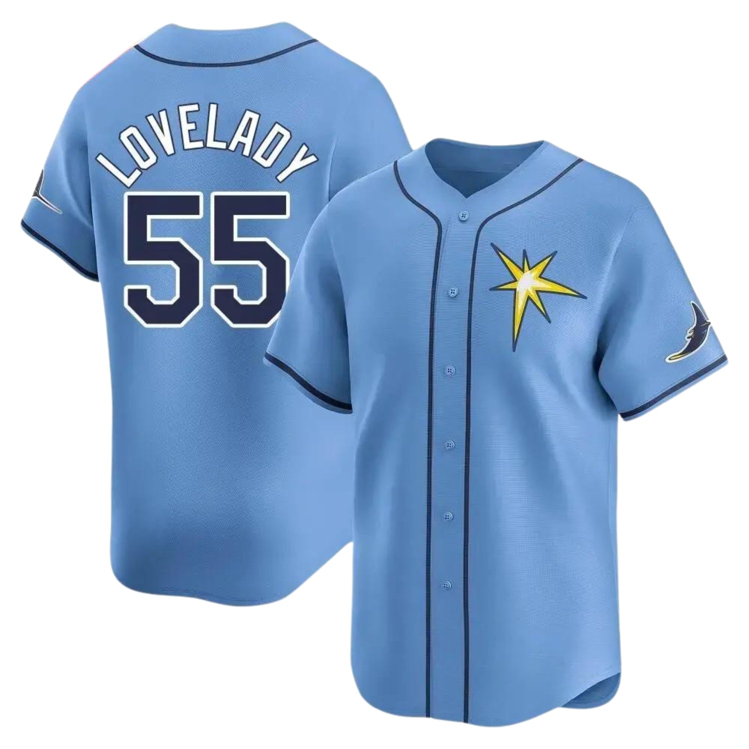 Richard Lovelady Tampa Bay Rays 55 Jersey