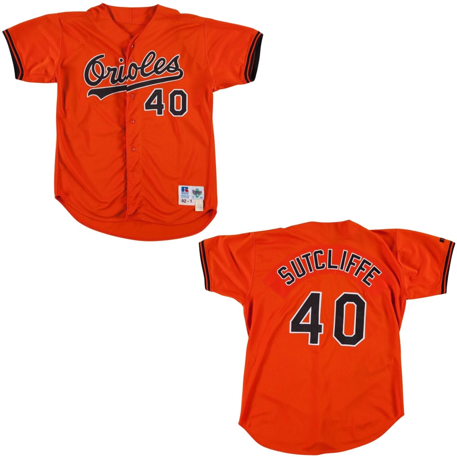 Rick Sutcliffe Baltimore Orioles 40 Jersey