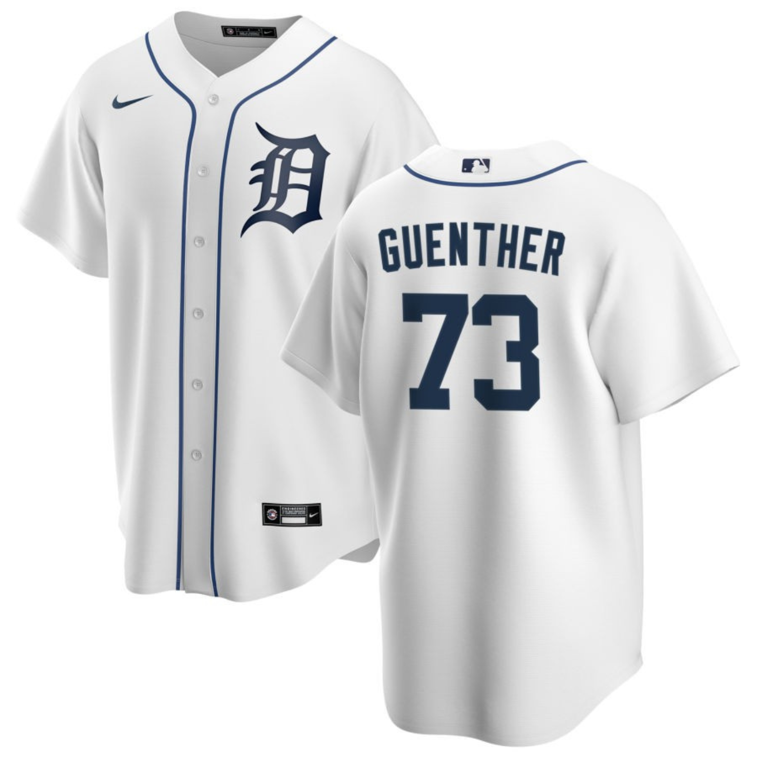 Sean Guenther Detroit Tigers 73 Jersey