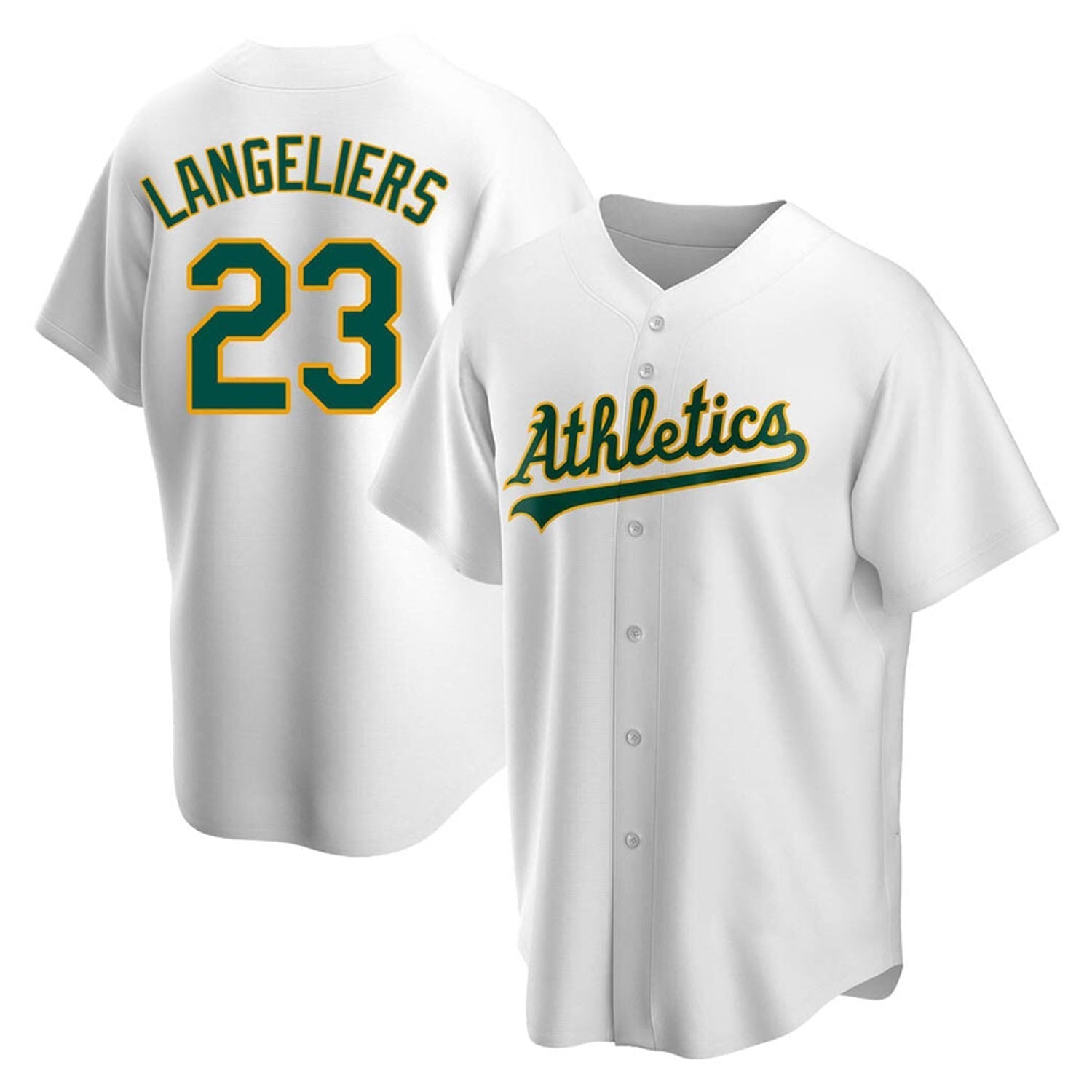 Shea Langeliers Oakland Athletics 23 Jersey