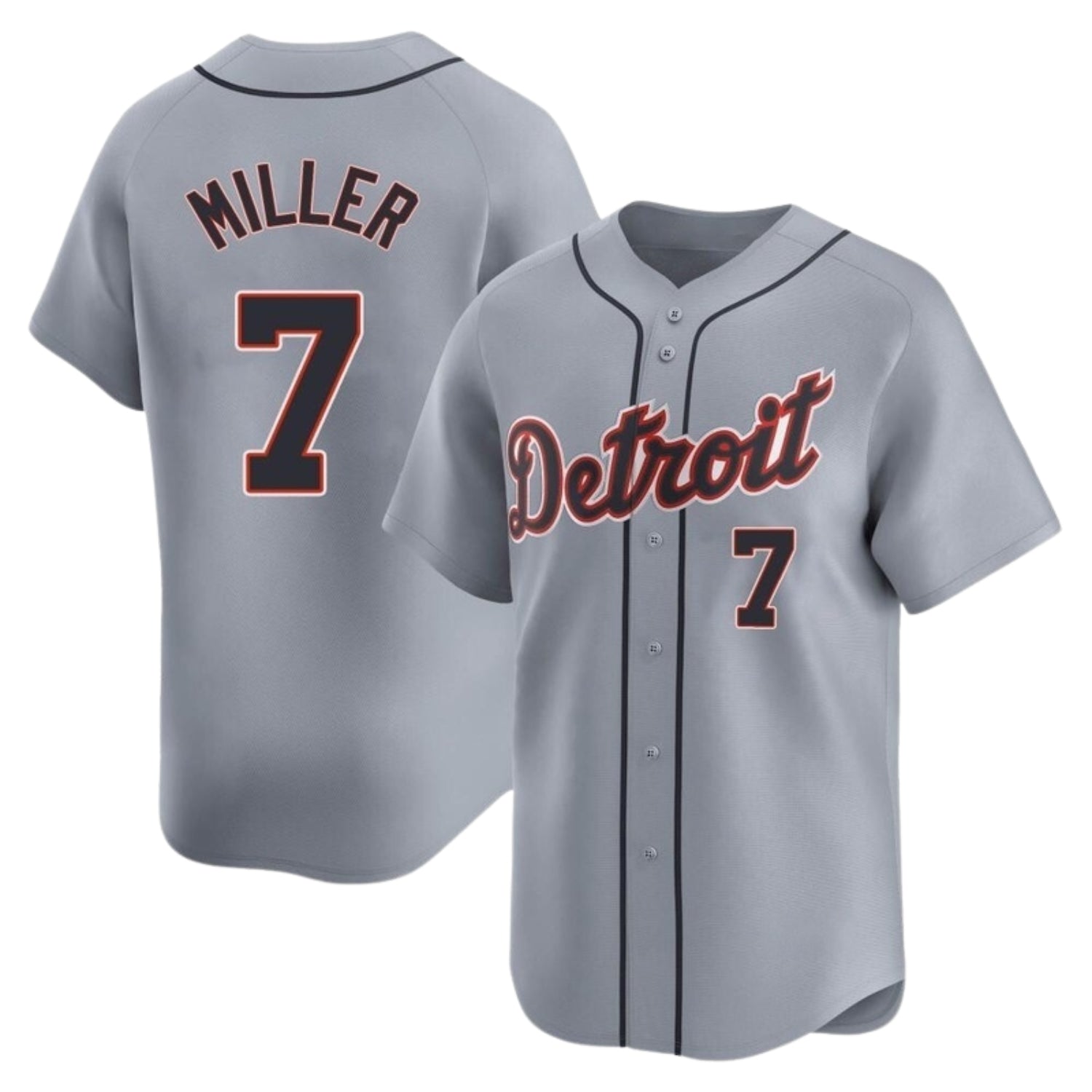 Shelby Miller Detroit Tigers 7 Jersey