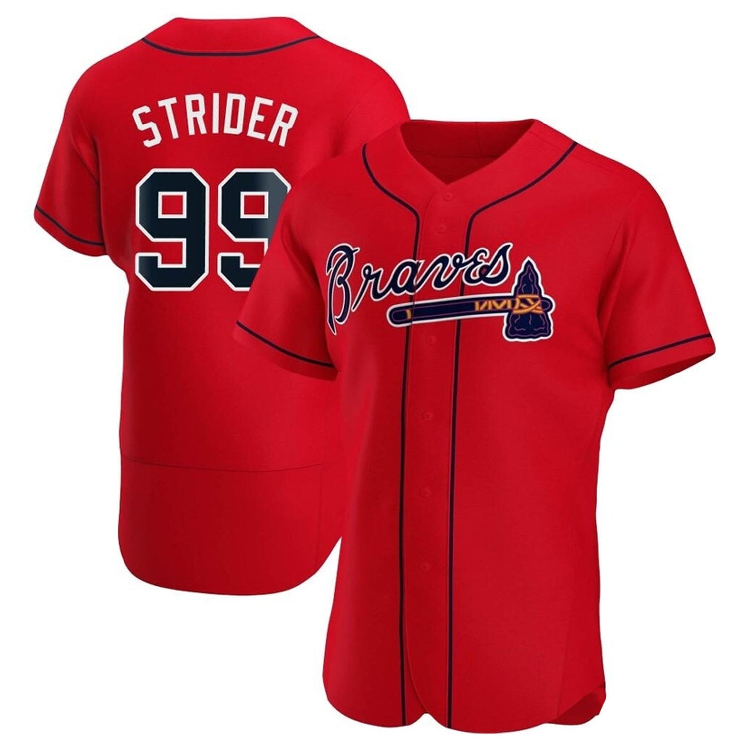 Spencer Strider Atlanta Braves 99 Jersey