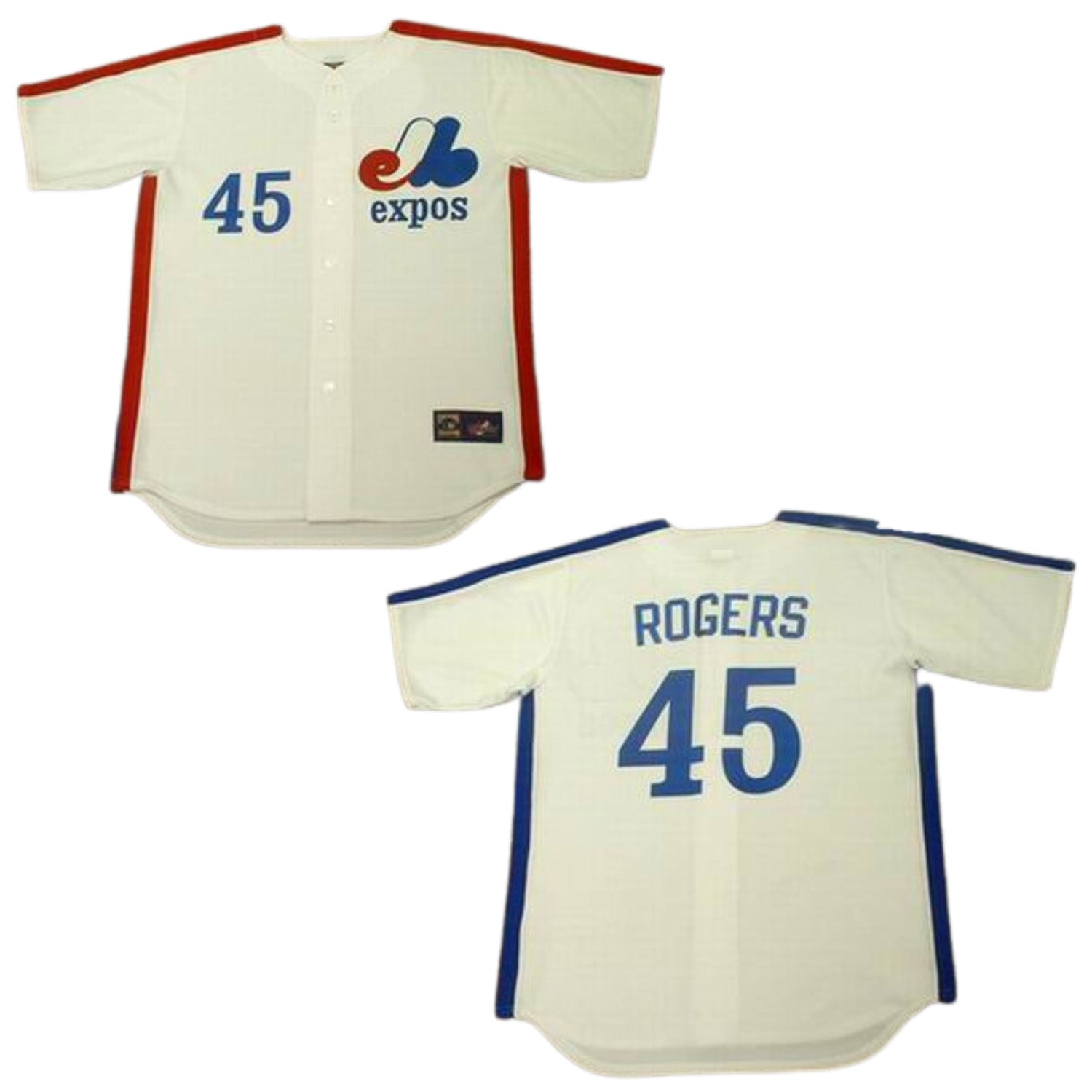Steve Rogers Montreal Expos 45 Jersey