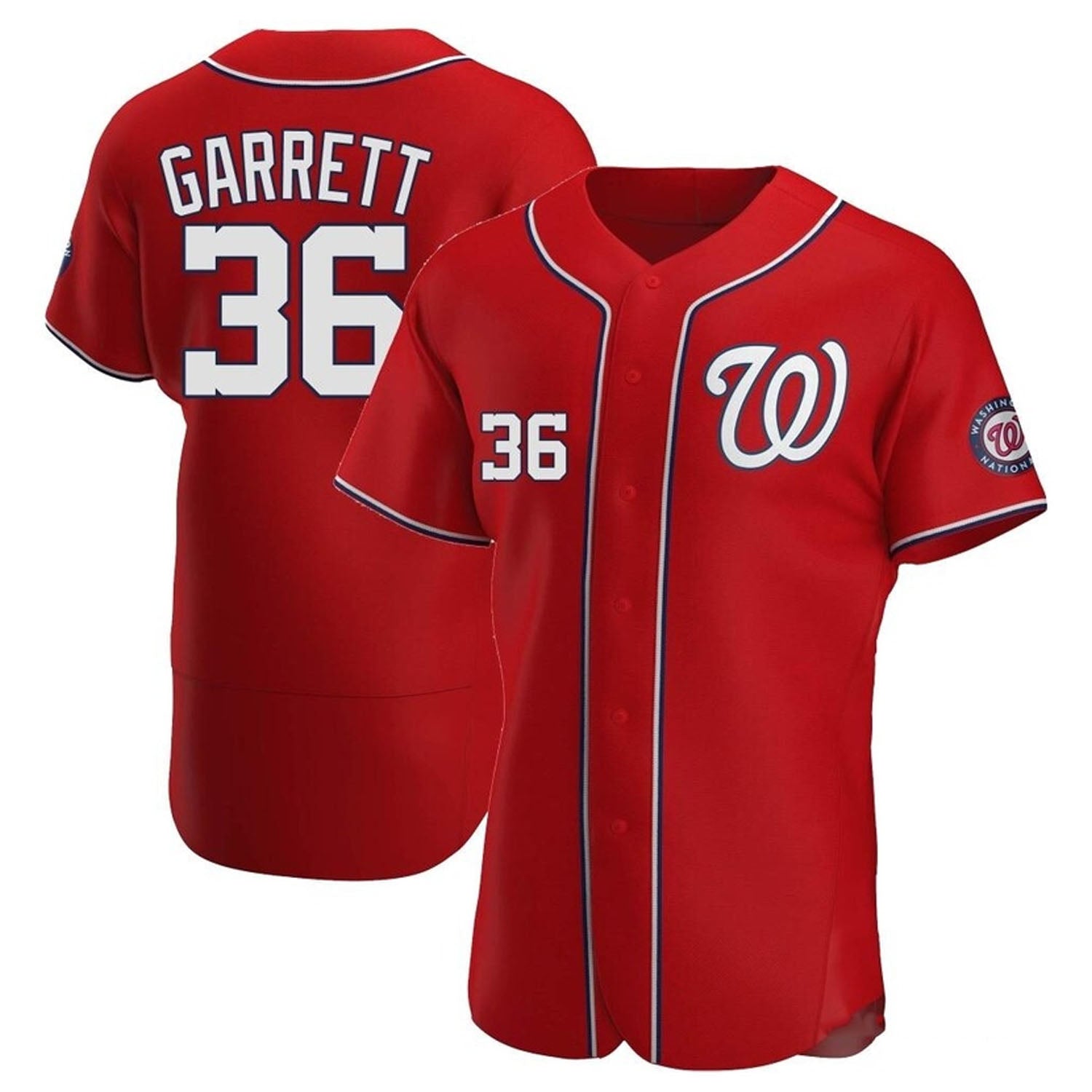 Stone Garrett Washington Nationals 36 Jersey
