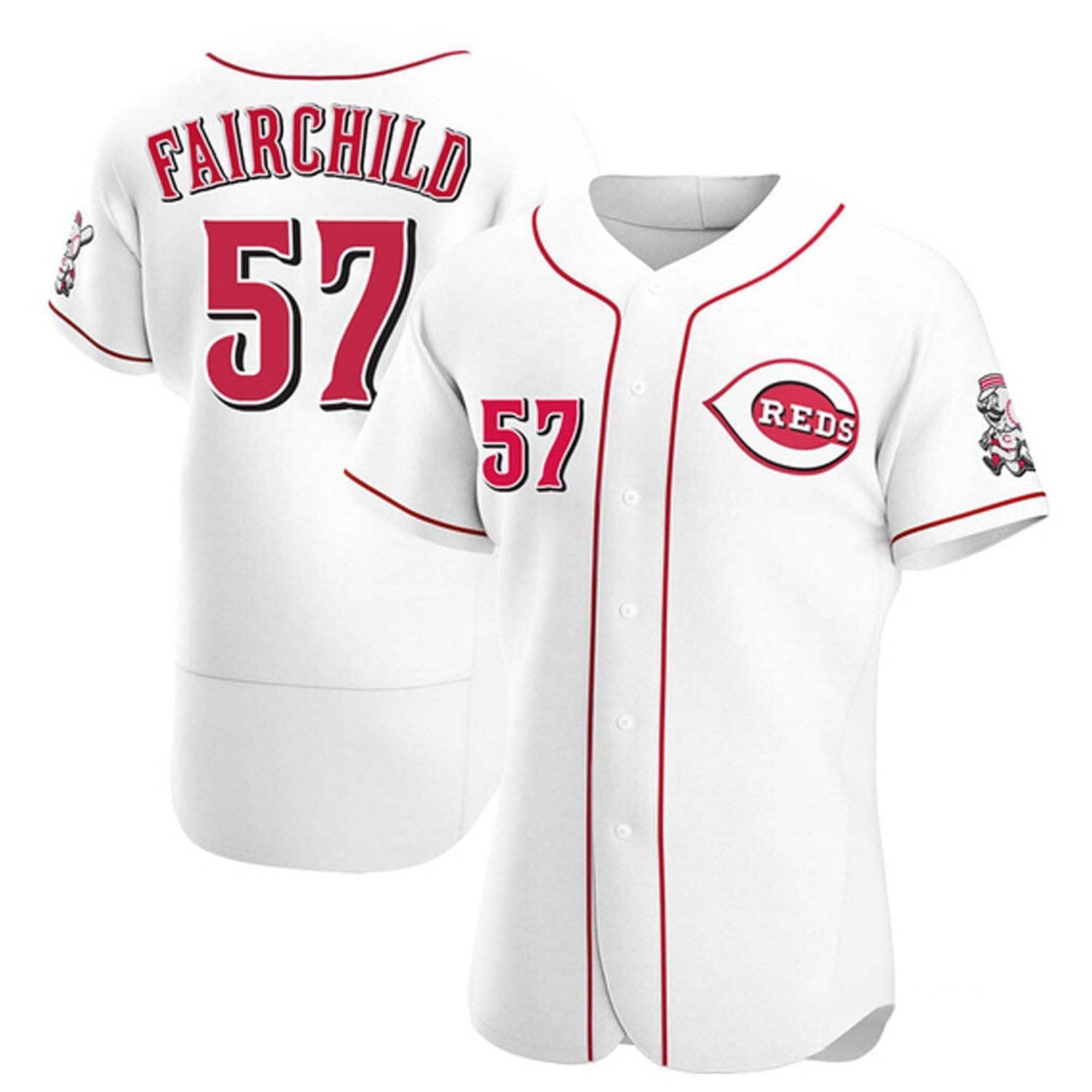 Stuart Fairchild Cincinnati Reds 57 Jersey