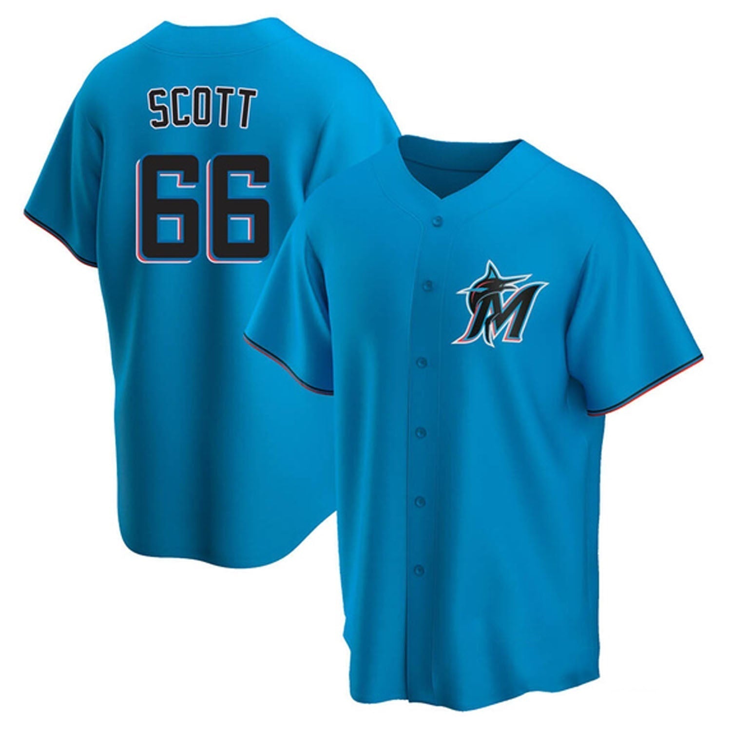 Tanner Scott Miami Marlins 66 Jersey
