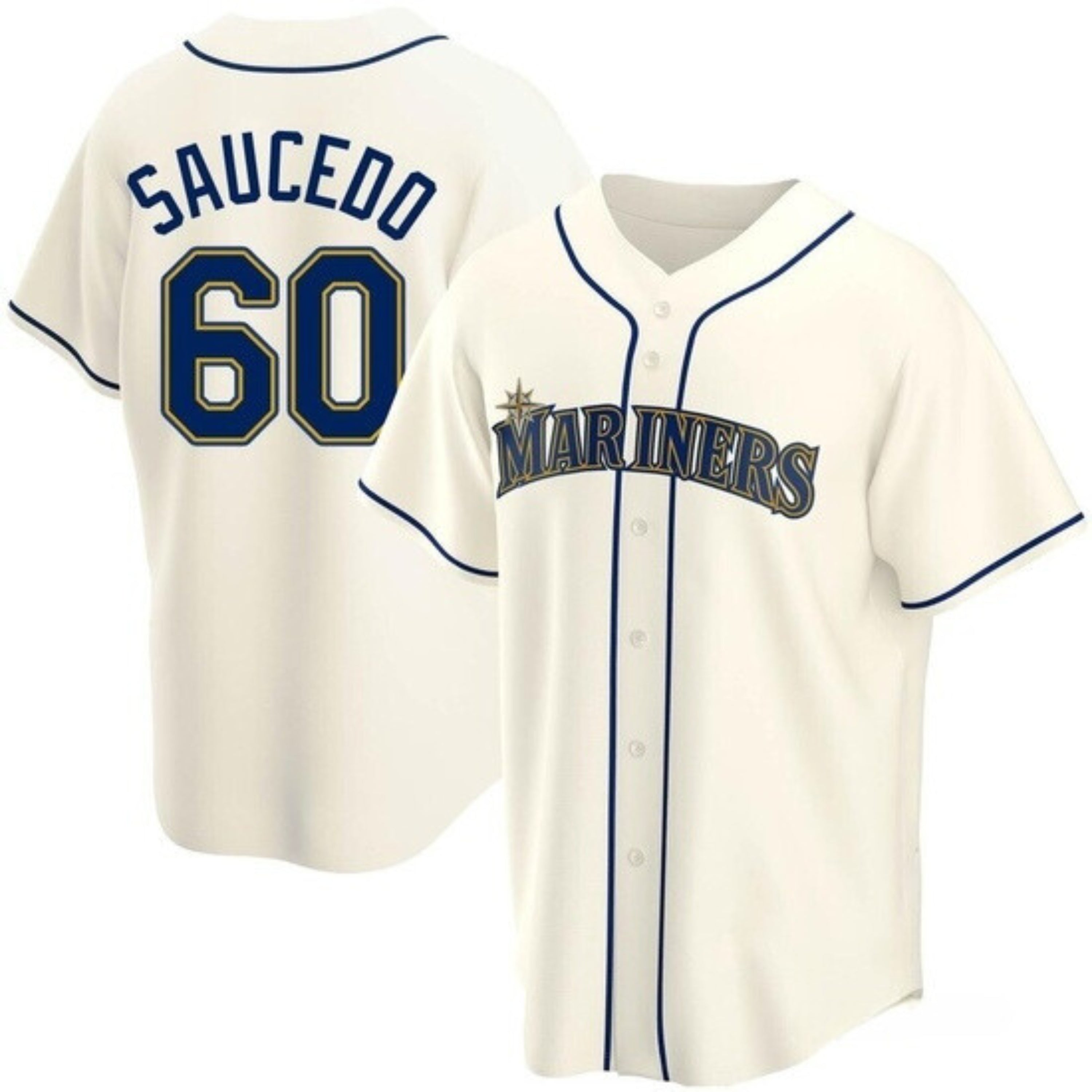 Tayler Saucedo Seattle Mariners 60 Jersey