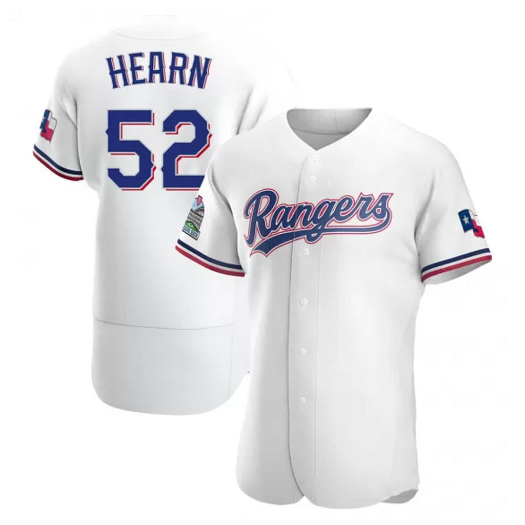 Taylor Hearn Texas Rangers 52 Jersey