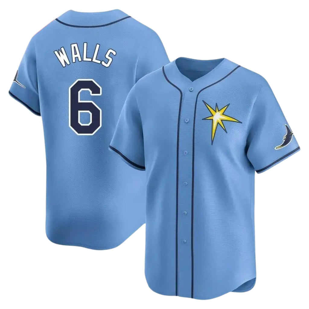 Taylor Walls Tampa Bay Rays 6 Jersey