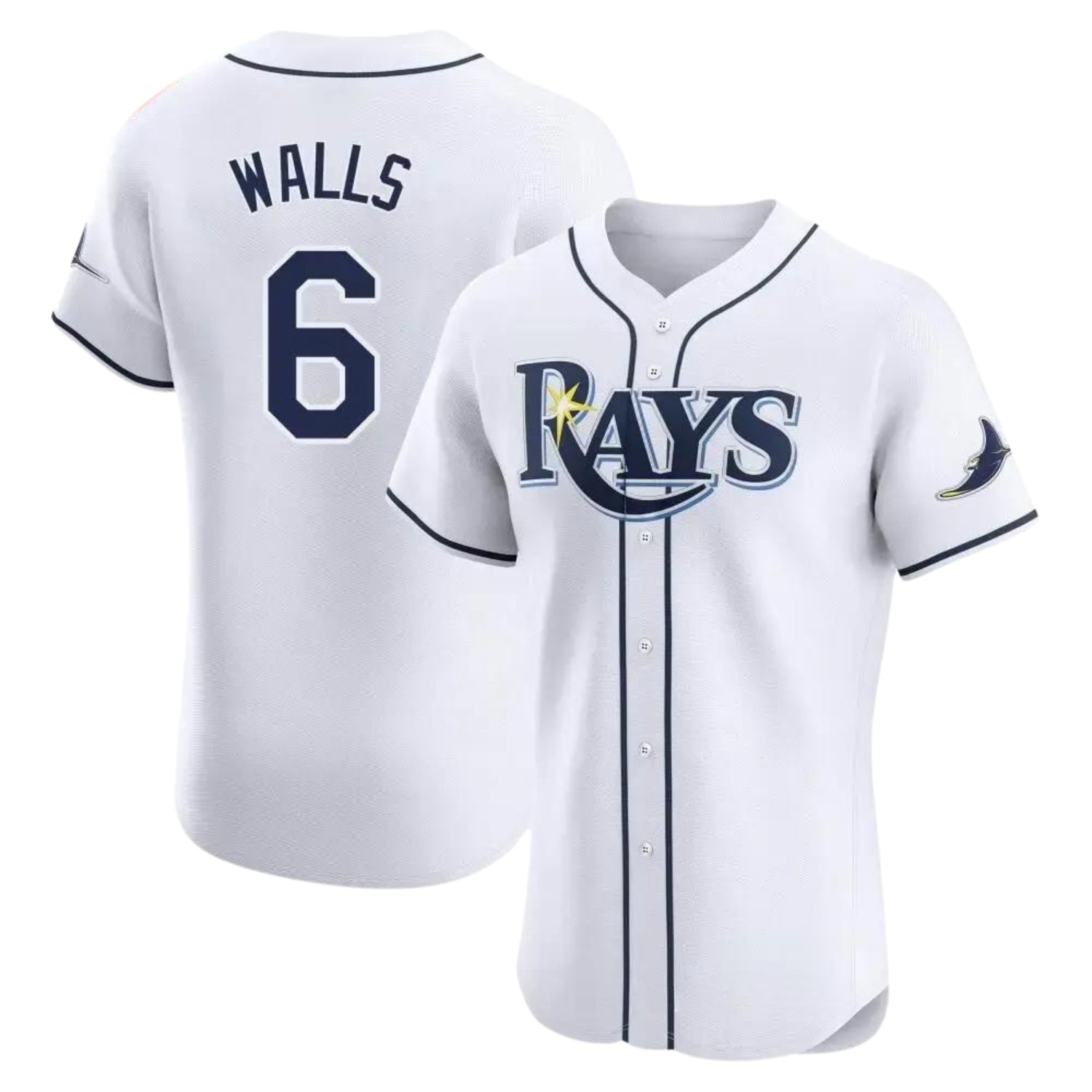 Taylor Walls Tampa Bay Rays 6 Jersey