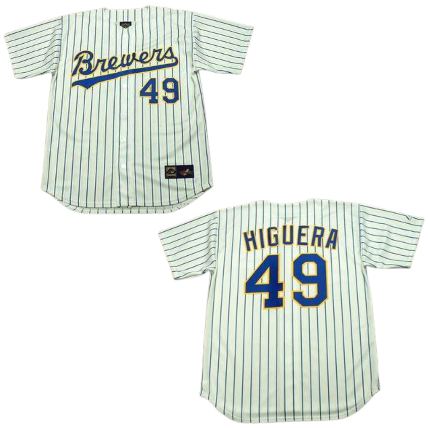 Teddy Higuera Milwaukee Brewers 49 Jersey